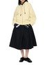 Figure View - Click To Enlarge - LOEWE - Flamenco Leather Drawstring Hoodie