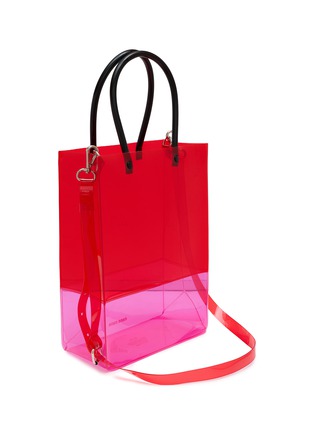 Detail View - Click To Enlarge - NANA-NANA - PVC Crossbody Tote Bag