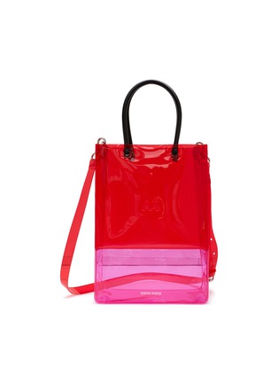 Main View - Click To Enlarge - NANA-NANA - PVC Crossbody Tote Bag