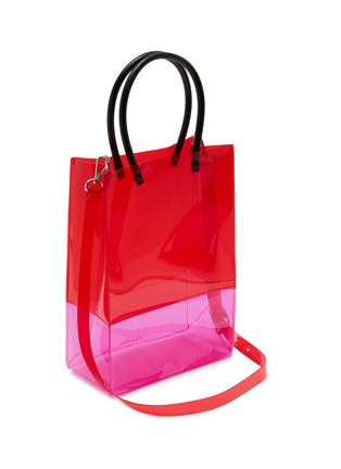 Detail View - Click To Enlarge - NANA-NANA - A4 PVC Crossbody Bag