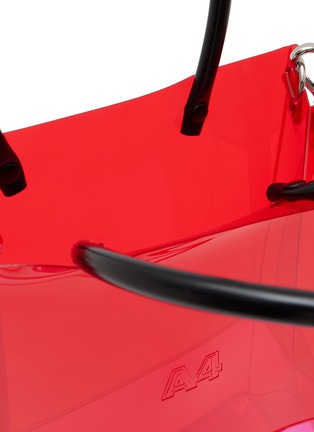 Detail View - Click To Enlarge - NANA-NANA - A4 PVC Crossbody Bag