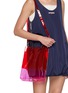 Figure View - Click To Enlarge - NANA-NANA - A4 PVC Crossbody Bag