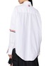 Back View - Click To Enlarge - THOM BROWNE - Supersized Point Collar Shirt