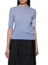 THOM BROWNE 4 Bar Crewneck Top