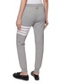 Back View - Click To Enlarge - THOM BROWNE - 4 Bar Sweatpants