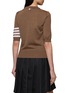 Back View - Click To Enlarge - THOM BROWNE - 4 Bar Crewneck Top