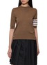 THOM BROWNE 4 Bar Crewneck Top