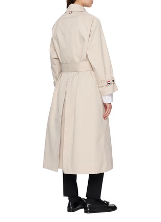 Back View - Click To Enlarge - THOM BROWNE - Raglan Sleeve Trench Coat
