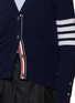  - THOM BROWNE - 4-Bar Striped V-Neck Cardigan