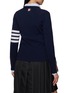 Back View - Click To Enlarge - THOM BROWNE - 4-Bar Striped V-Neck Cardigan