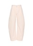 ALAÏA Round Curved Leg Cotton Denim Pants