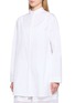 Detail View - Click To Enlarge - ALAÏA - Cotton Poplin Shirt Bralette Set