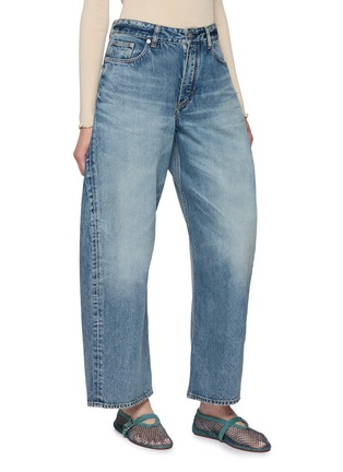 Front View - Click To Enlarge - ALAÏA - Rodeo Cotton Denim Pants