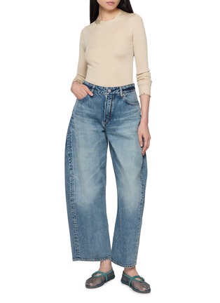 Figure View - Click To Enlarge - ALAÏA - Rodeo Cotton Denim Pants