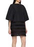 Front View - Click To Enlarge - ALAÏA - Round Openwork Cotton Poplin Dress