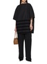 Figure View - Click To Enlarge - ALAÏA - Round Openwork Cotton Poplin Dress