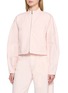 Front View - Click To Enlarge - ALAÏA - Zipped Cotton Denim Jacket
