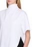  - ALAÏA - Triangle Asymmetrical Hem Cotton Jersey Top