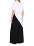 Back View - Click To Enlarge - ALAÏA - Triangle Asymmetrical Hem Cotton Jersey Top