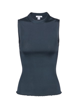 Main View - Click To Enlarge - ALAÏA - Rib Knit Silk Tank Top