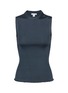 ALAÏA Rib Knit Silk Tank Top