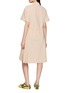 Back View - Click To Enlarge - LACOSTE SPORT - Pleated Drawstring Waistband Polo Dress