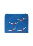 BENARAS Swim Girl Embroidered Canvas Pouch