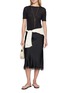 Figure View - Click To Enlarge - LE17SEPTEMBRE - Short Sleeve Crewneck Japanese Fabric Top