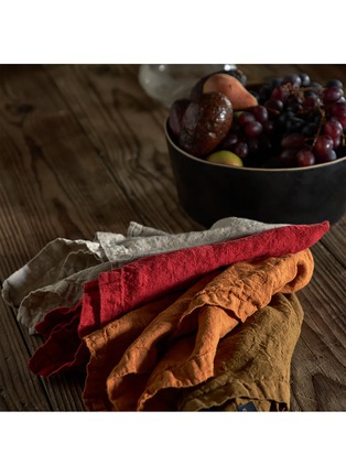  - COSTA NOVA - Linen Napkin — Amber