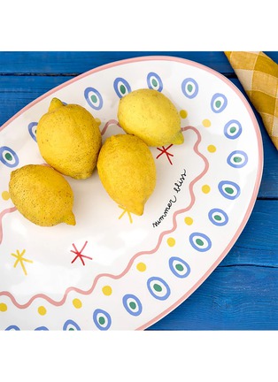 Detail View - Click To Enlarge - COSTA NOVA - Summer Bliss Oval Platter