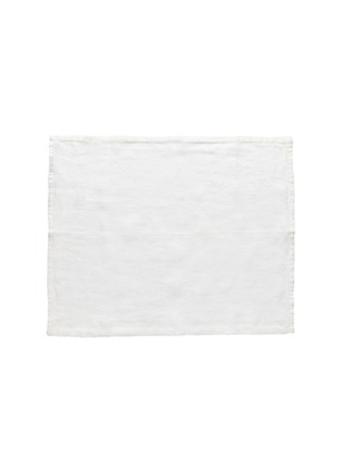 Main View - Click To Enlarge - COSTA NOVA - Linen Placemat — Chalk White