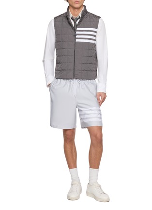 Figure View - Click To Enlarge - THOM BROWNE - 4 Bar Rugby Shorts
