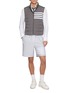 Figure View - Click To Enlarge - THOM BROWNE - 4 Bar Rugby Shorts