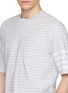  - THOM BROWNE - 4-bar Knit Pocket Cotton Jersey T-shirt