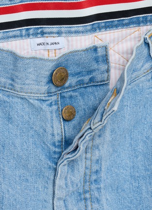  - THOM BROWNE - Washed Japanese Selvedge Denim Jeans