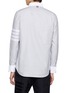 Back View - Click To Enlarge - THOM BROWNE - 4-Bar Button Down Collar Cotton Oxford Shirt