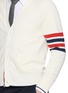  - THOM BROWNE - 4-bar Linen Cotton Cardigan