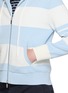  - THOM BROWNE - Hetor 4-Bar Rugby Cotton Blend Zip Up Hoodie