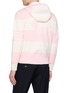 Back View - Click To Enlarge - THOM BROWNE - Hetor 4-Bar Rugby Cotton Blend Zip Up Hoodie