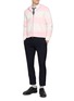Figure View - Click To Enlarge - THOM BROWNE - Hetor 4-Bar Rugby Cotton Blend Zip Up Hoodie