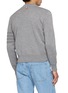 Back View - Click To Enlarge - THOM BROWNE - Ottoman Milano Stitch 4-Bar Bomber Jacket