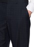  - THOM BROWNE - Windowpane Check Straight Leg Tailored Trousers