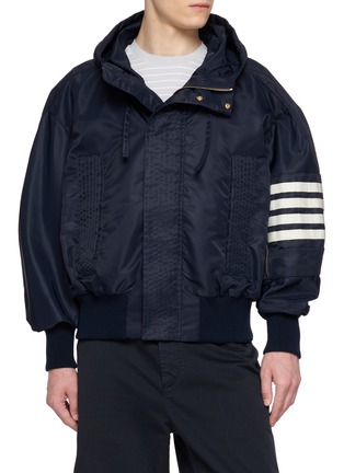 Main View - Click To Enlarge - THOM BROWNE - Tech Twill Blouson