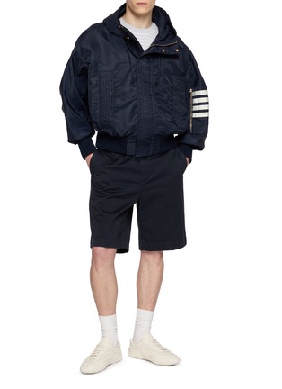 Figure View - Click To Enlarge - THOM BROWNE - Tech Twill Blouson