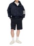Figure View - Click To Enlarge - THOM BROWNE - Tech Twill Blouson