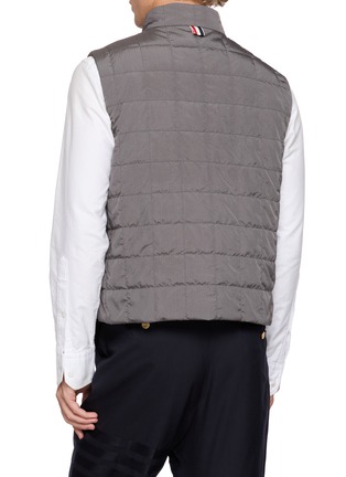 Back View - Click To Enlarge - THOM BROWNE - 4 Bar Light Weight Vest