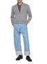 Figure View - Click To Enlarge - THOM BROWNE - Engineered 4-Bar Jersey T-shirt