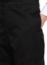  - THOM BROWNE - Wide Leg Cotton Twill Chap Painter Pants