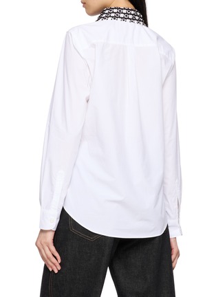 Back View - Click To Enlarge - JUPE BY JACKIE - Traen Embroidered Collar Shirt