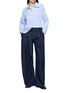 Figure View - Click To Enlarge - JUPE BY JACKIE - Zea Embroidered Collar Shirt